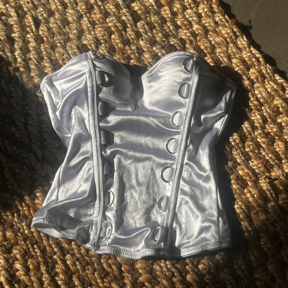 White Corset Top